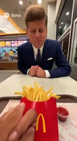 Ai fries for freedom #soraai #soraai2 #jfk #johnfkennedy #mcdonalds  