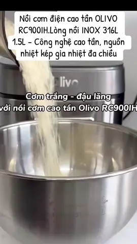 Nồi cơm điện cao tần OLIVO RC900IH.Lòng nồi INOX 316L 1.5L - Công nghệ cao tần, nguồn nhiệt kép gia nhiệt đa chiều#thuhascshop #xuhuong #tiepthilienkettikokshop #trend #noicom #noicomdiendanang #olivo 