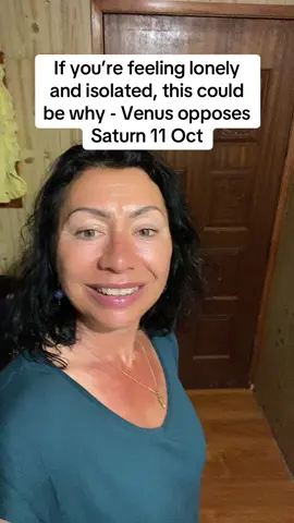 11 Oct - Venus opposes Saturn bringing up feelings of loneliness, isolation and so much more. #astrologytransits #astrologypredictions #venus #relationships