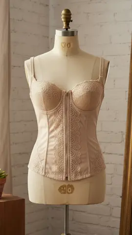 Longtorso Golden Nick - Dalaman Kebaya Tali Lepas Pasang, Cup Tidak Keras Busa #korset #dalemankebaya #longtorso #kebaya #belilokal 