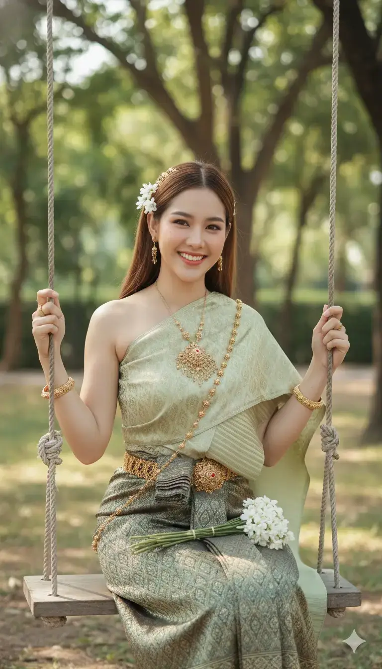 #หญิงไทยใจงาม #aiสร้างภาพ #gemini 