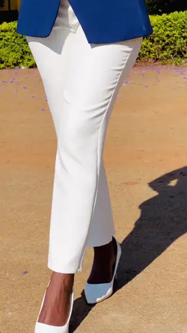 Good morning ✨, outfit of the day ❤️❤️.  I am also selling the blazers and slacks 😁😁.  #masvingofashionplug #masvingotiktok #blueandwhiteoutfits #OOTD #fashionblazer 