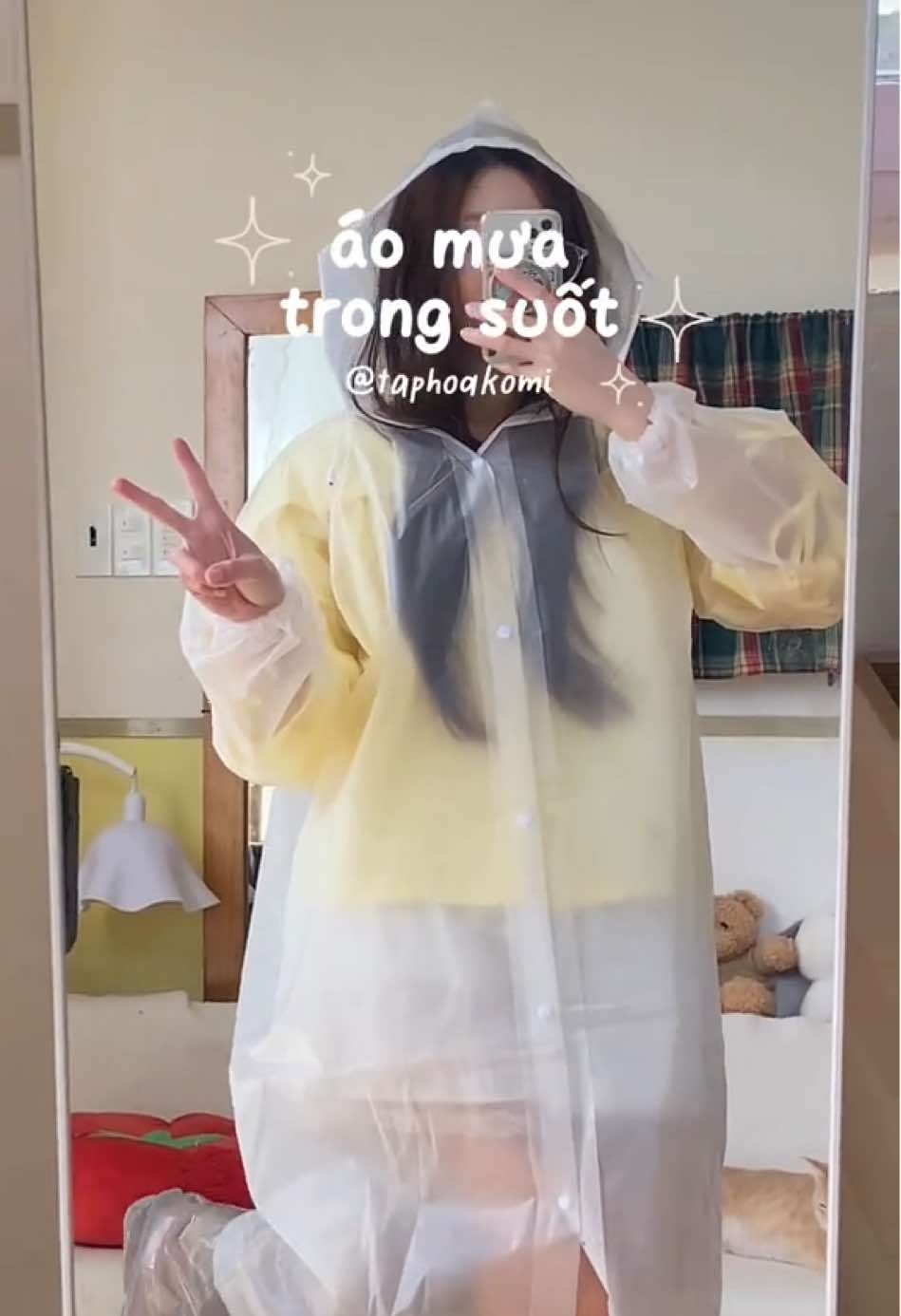 Áo mưa cũng phải dễ thưn :