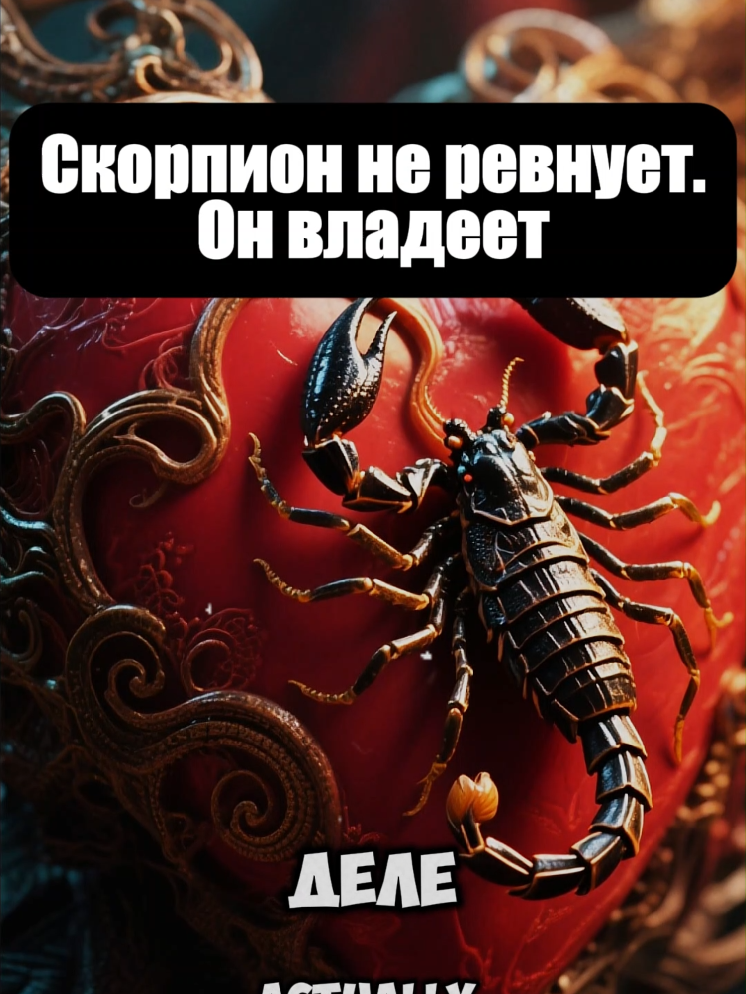 Скорпион не ревнует. Он владеет | Scorpio is not jealous. He owns #скорпион #знакизодиака #астрология #гороскоп #звезды #скорпионы #фактыоскорпионах #scorpio #astrology #horoscope #zodiacsign #zodiac