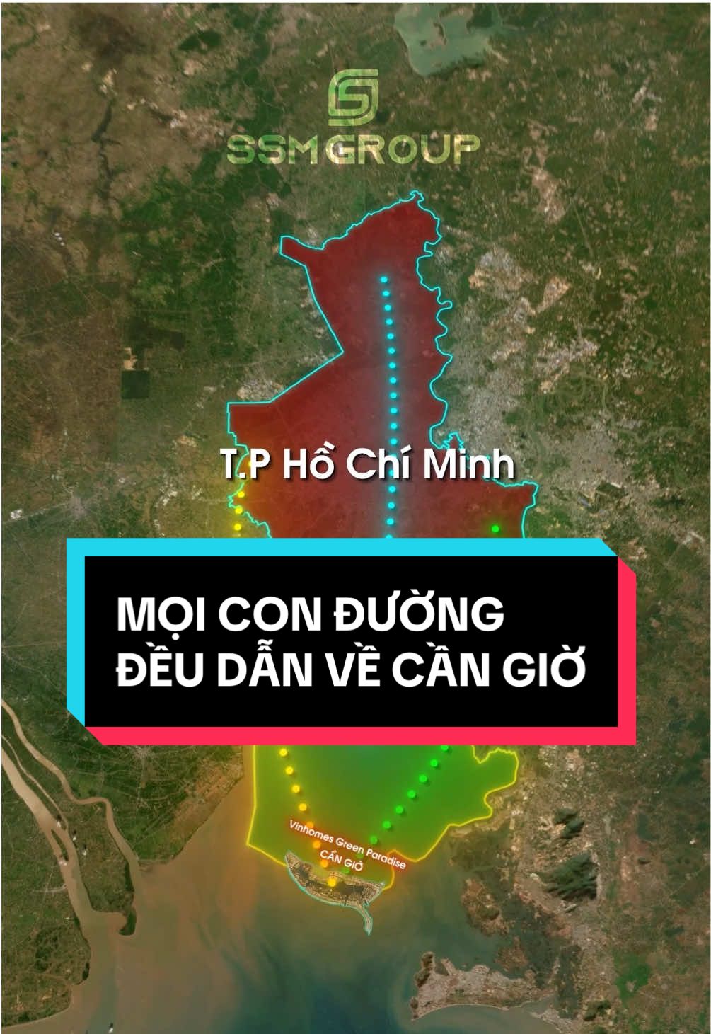 🌼 KHI ĐI HOA BÈO NỞ RỘ - KHI VỀ QUỐC LỘ NỞ HOA 🌼 ~> Mọi con đường đều dẫn về Vinhomes Green Paradise Cần Giờ.  #Vinhomescangio  #Vinhomesgreenparadise  #SSMGroup