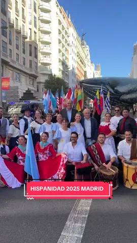 Presentes en la Hispanidad 2025 en Madrid🇪🇸✨ Hispanidad es celebrar la unidad cultural y lingüística entre España y los países de América Latina, destacando la riqueza de nuestra historia compartida y el potencial de un futuro de colaboración y prosperidad mutua.  Gracias a la Comunidad de Madrid y a los organizadores por hacerlo posible y por invitarnos a formar parte de esta gran celebración que une nuestras raíces, cultura y orgullo hispano. ¡Viva la Hispanidad! 🌎❤️ HISPANOS EN VALENCIA “Unidos somos más fuertes” #FiestaDeLaHispanidad #Hispanidad2025 #Madrid #Valencia #madrid❤️            