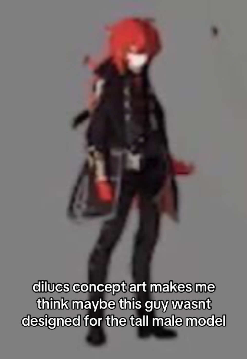 no one take this post too seriously  imagine if he was released now nd they could doo all the funky model changes now #diluc #GenshinImpact #genshin #dilucgenshinimpact #genshinimpactdiluc 