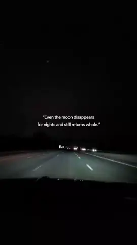 “Like the moon, you are allowed to fade, to step back, to disappear for a while. Darkness doesn’t mean you’re broken—it means you’re resting, renewing. And just as the moon returns whole, so will you. Every phase is part of your beauty, not the end of it.” #HealingJourney #SelfGrowth #LifeQuotes #MoonlightWisdom #Fyp 