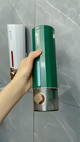It is very convenient to hang the hand soap and shower gel at home, beautiful and practical #soap dispenser #bathroom