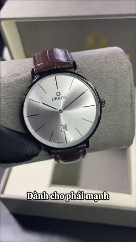 Đồng hồ nam dây da chính hãng Draco ST02🔥#donghochinhhang #donghodep #dracowatch #xuhuong 