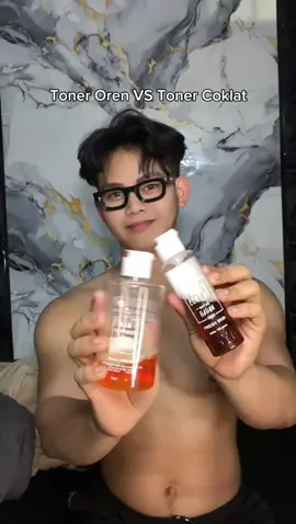 Toner orange vs toner coklat 😍 #sybofficial #tonerbadan 
