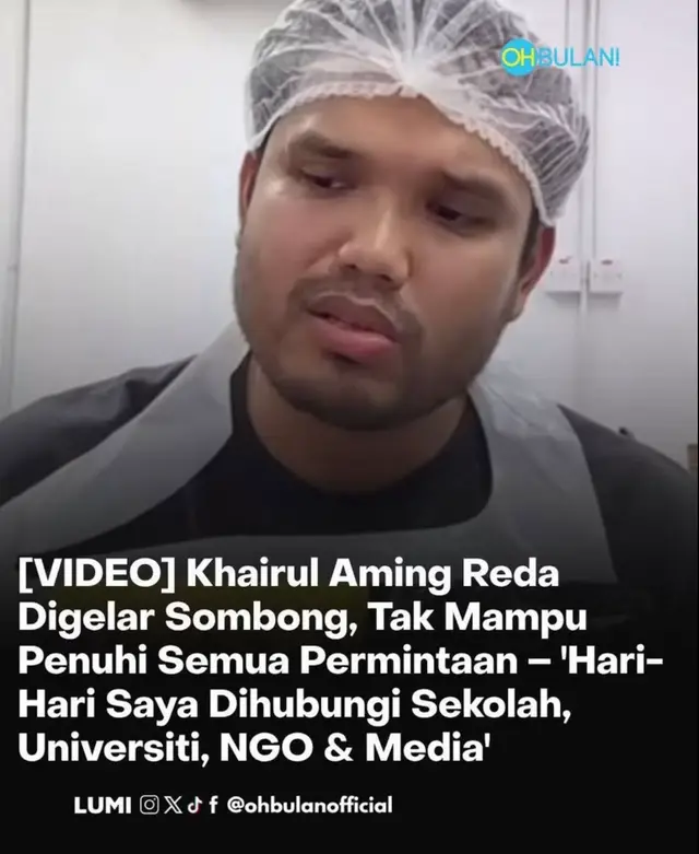Pempengaruh dan usahawan Khairul Aming tampil menjelaskan mengenai kenyataan yang mendakwa dirinya sombong dengan menolak tawaran luar. #ohbulan #kinitrending #khairulaming #usahawan 