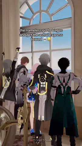 they got pompom and himeko repo’d💀😂 WHAT IS CAELUS DOING IN THE END @TomatoVA @Hetrix @cyber @Destinh @viviano 🪽  #HonkaiStarRail #hsr #tomatova #danheng #trailblazer 