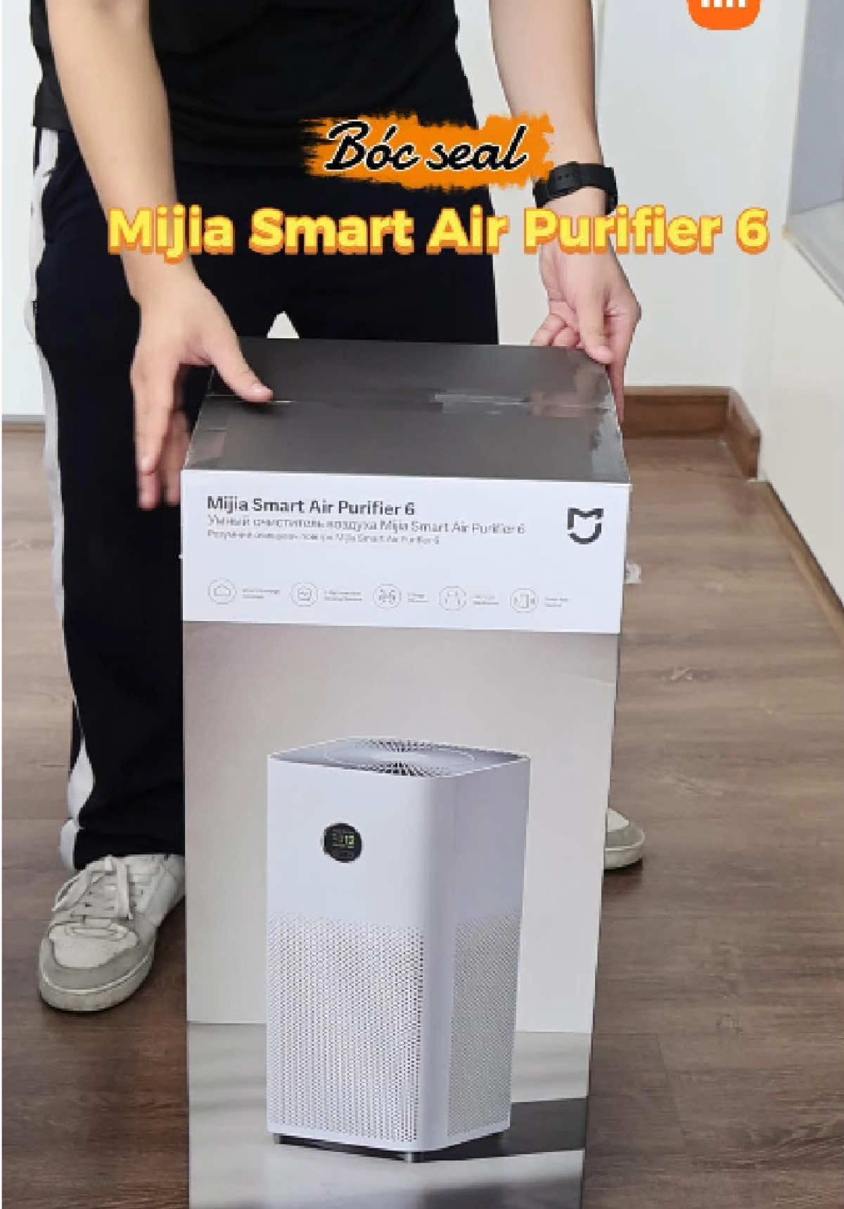Unboxing Máy lọc không khí Mijia Smart Air Purifier 6 #xiaomi #maylockhongkhi #muataitiktokshop  