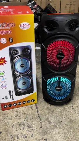8.5-inch Karaoke Speaker with RGB Lighting and Wired Microphone#karaoke #speaker #Bluetooth 