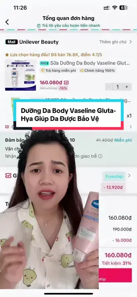 Dưỡng Da Body Vaseline Gluta- Hya Giúp Da Được Bảo Vệ #giadinh_bymin #Vaseline #hoptaccungunilever #duongthe #xuhuong    