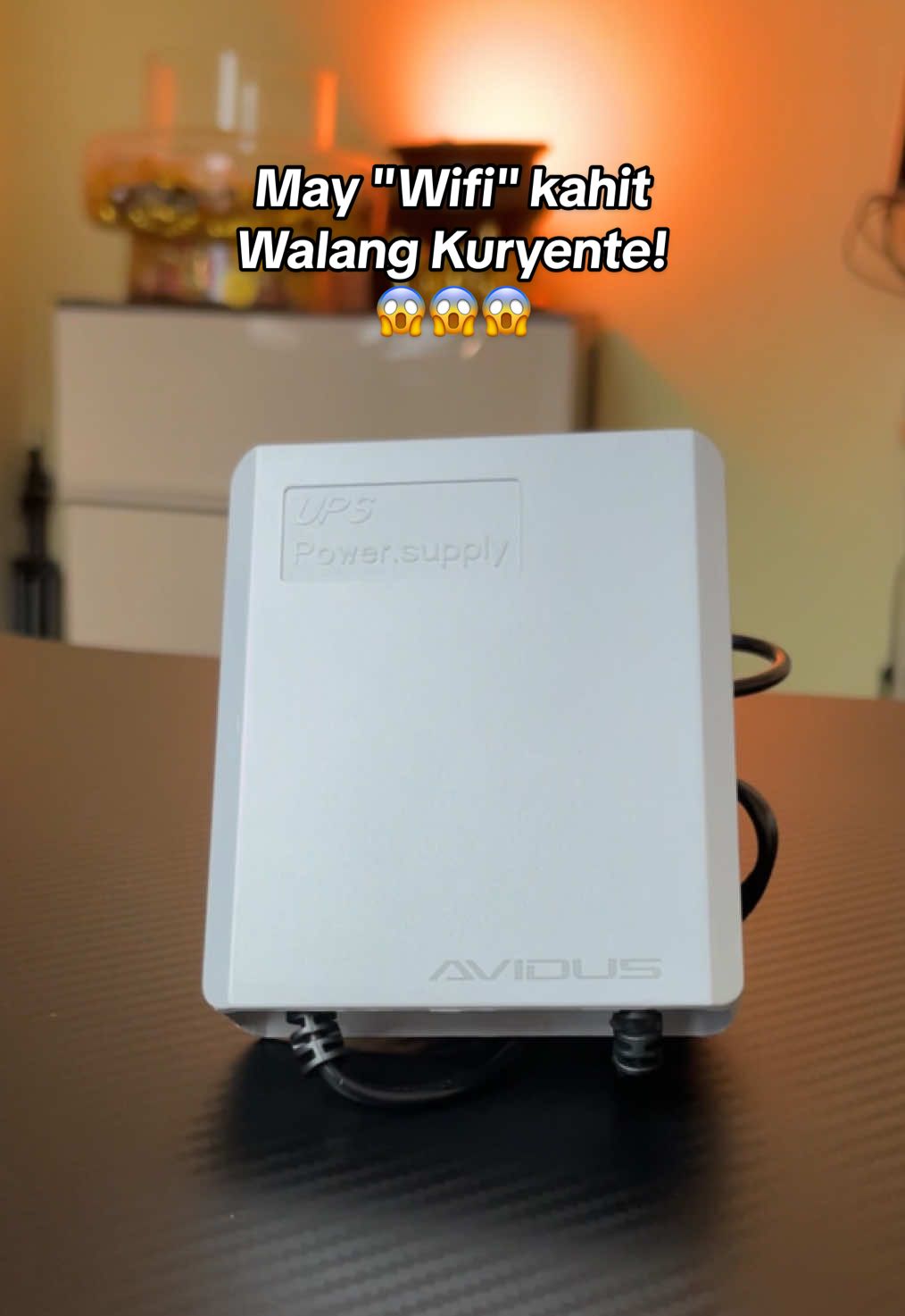 May Wifi Kahit walang kuryente or Brownout! Dahil yan sa Avidus Uninterrupted Power Supply or UPS! #AVIDUS #UPS #uninterruptiblepowersupply #brownout #wfh 