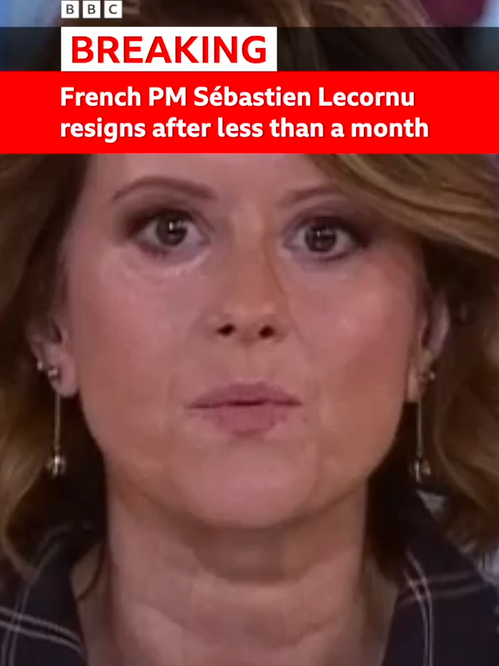 French Prime Minister Sébastien Lecornu has resigned after less than a month in the role. #SébastienLecornu #France #Politics #FrenchGovernment #EmmanuelMacron #BBCNews