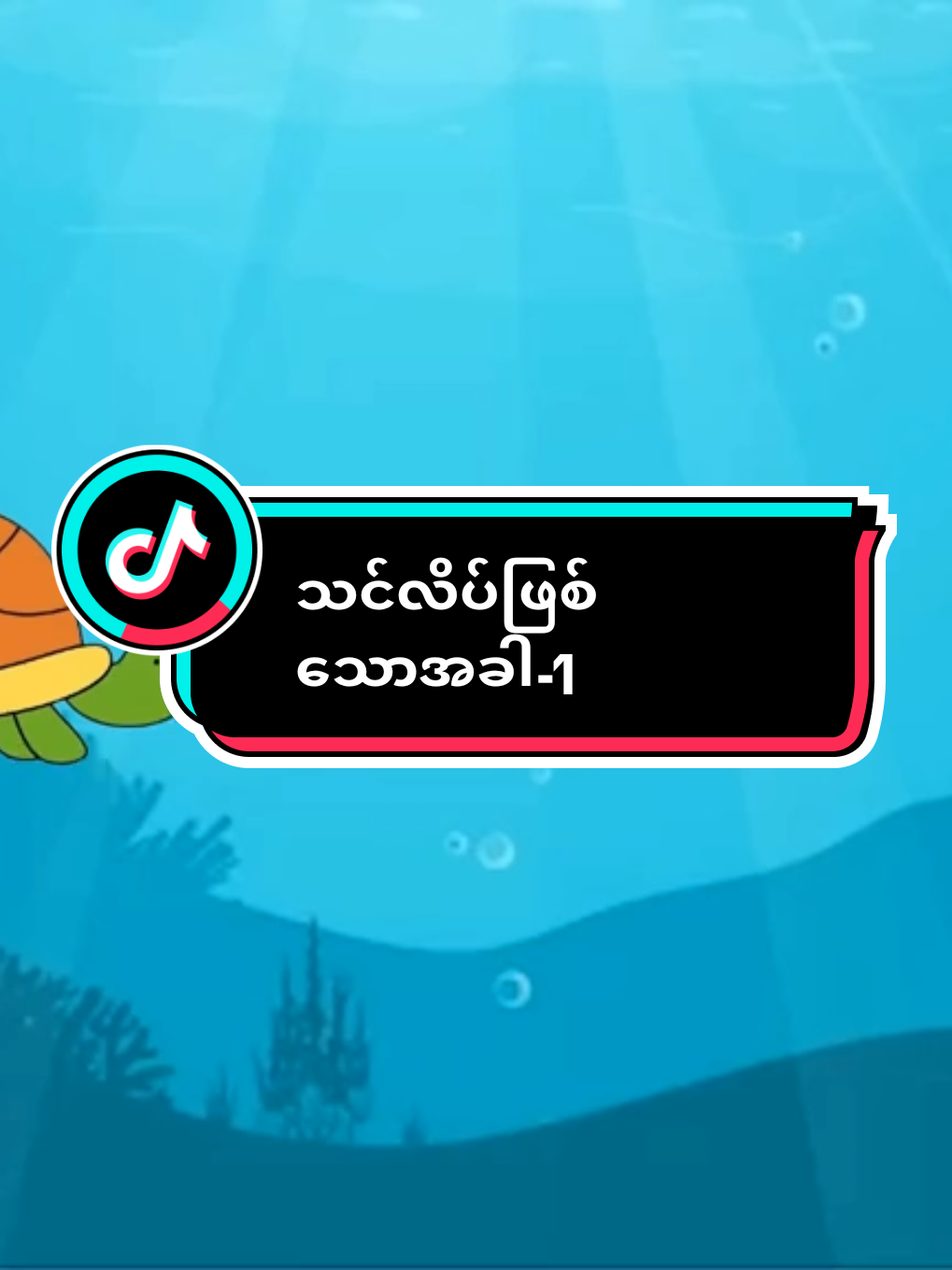 သင်လိပ်ဖြစ်သွားသောအခါ(part2) #ahtee1 #foryou #fyp #theboxmyanmar 