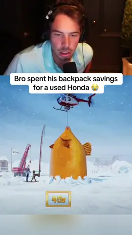 Bro spent his backpack savings for a used Honda 😂 #fyp #streaming #streamer 