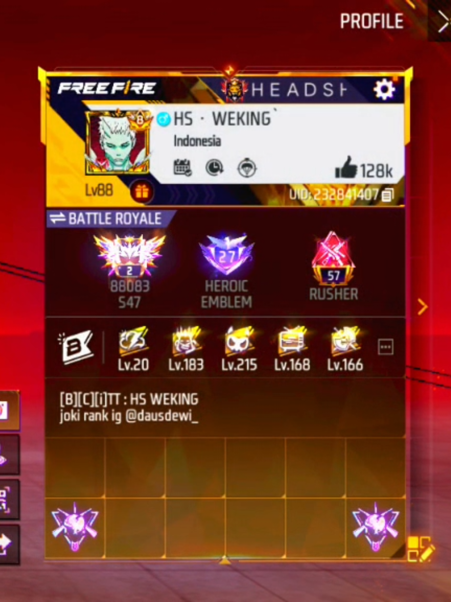 AWM COMBO P90 & SENSITIVITAS + CUSTOM HUD USER 📱 RELNOT13.. . . #ffindo #topregion #customhud #sensivitas_ff #fyprame 