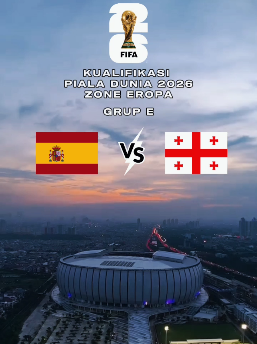 🚨Jeda International  KUALIFIKASI PIALA DUNIA 2026   ⚽ :Spanyol vs Georgia  📆 :Minggu,12 Okt 2025 ⏰ :01.45 WIB 🏟 :Estadio Manuel Martinez Valero  #kualifikasipialadunia2026 #kualifikasipialadunia #spanyol #spain #spain🇪🇸 