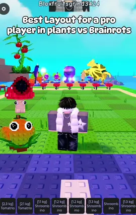 Best Layout for a pro player in Plants vs Brainrots Pt.1 #plantsvsbrainrots #brodiasbloxy  #roblox @Jandel 