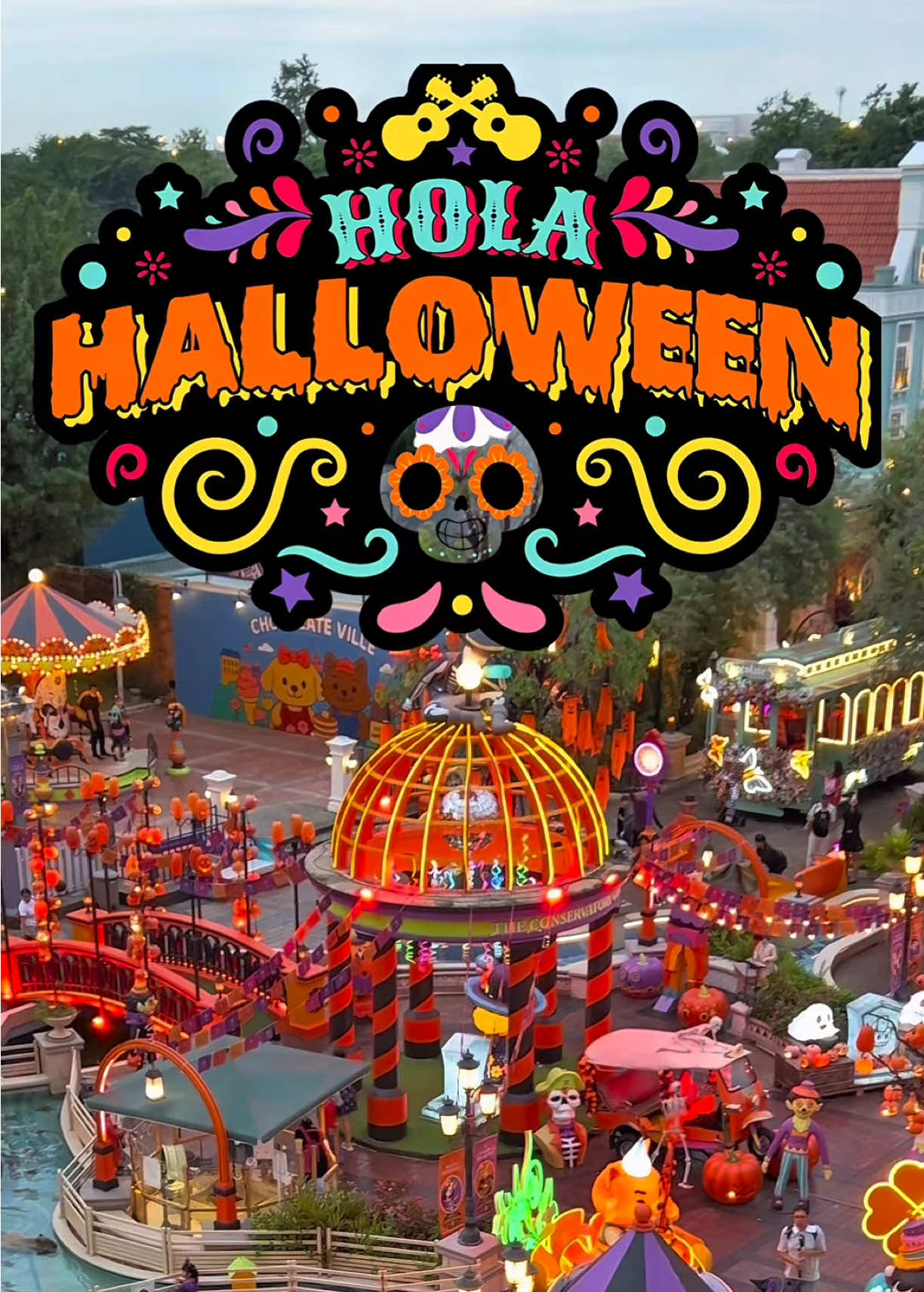 Spooky season is here! Dress up and haunt Chocolate Ville tonight 🎃 👻 เดือนตุลาเทศกาลผีๆ พร้อมแล้วที่ชอคโกแลตวิลล์!! อย่าช้า! รีบหาชุดแล้วมาสนุกด้วยกัน เปลี่ยนหมู่บ้านธรรมดาให้กลายเป็นแหล่งรวมผีที่เยอะที่สุด! 🪦💀🧛🧟‍♂️🧌 . 💫 Taste of Happiness at Chocolate Ville . 🎟️31 Oct - 1, 2 Nov 2025 Only — Entry Fee: 200 THB 🎟️Other Days during the Hola Halloween Theme — Entry Fee: 150 THB . 📢 Open Daily 📌 Weekday 15.00 - 00.00 hrs. 📌 Weekend, Holiday 14.00 - 00.00 hrs. . 📲 Contact us : Page IB : Chocolateville Line ID : @chocolateville WeChat : Chocolatevillebkk . #chocolateville #chocolatevillebangkok #tasteofhappiness #chocolatevillehalloween #halloween #halloween2025 #曼谷景点 #巧克力小镇 #曼谷自由行 #fyp #เทรนวันนี้ #ชอคโกแลตวิลล์ #tiktok #รีวิว #สายคอนเทนต์ 