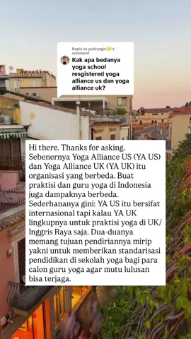Replying to @pinkyogis🌝 semoga menjawab. #yogaalliance #yoga #yogateacher #yogaorganization