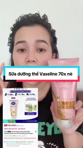 Sữa dưỡng thể Vaseline 70x nè  #mebaconuytin #Vaseline #hoptaccungunilever #duongthe #xuhuong    