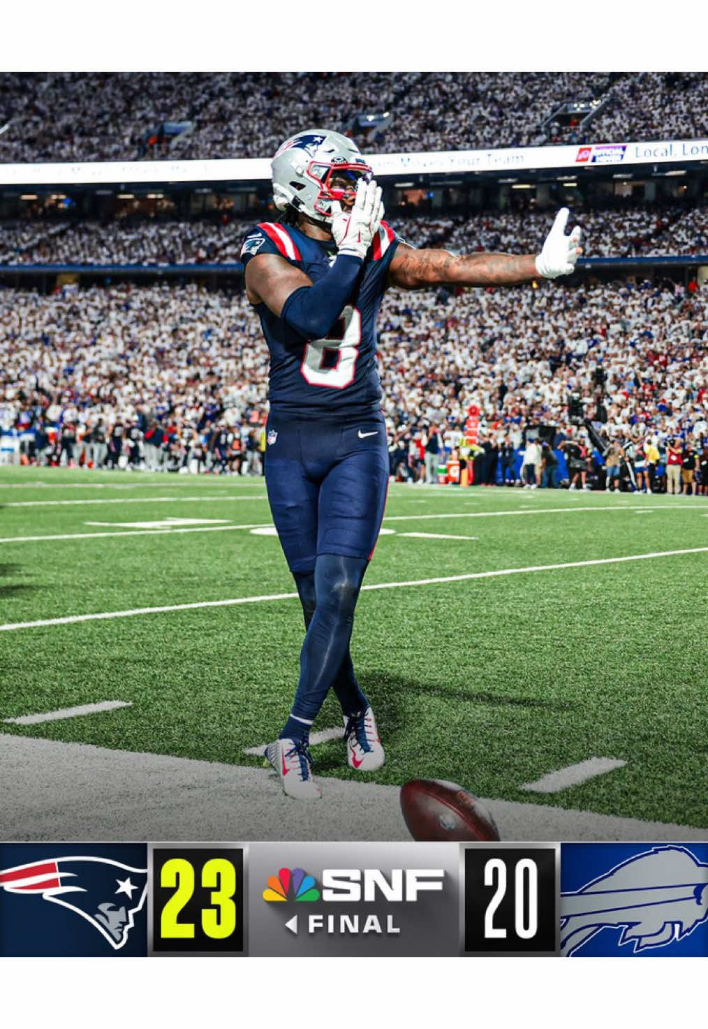 New England Patriots vs Buffalo Bills Game Highlights | 2025 NFL Season Week 5 #fyp #nflhighlights #newenglandpatriots #buffalobills #patriotsvsbills 