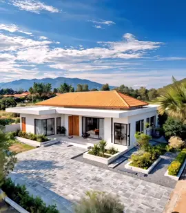 Tổ ấm 105m² mái ngói – 3 phòng ngủ thoáng mát, view sân vườn xanh mướt! #nhattrinhthietke  #nhadep  #nhacap4dep  #thietkenhacap4  #thietkenhadep 