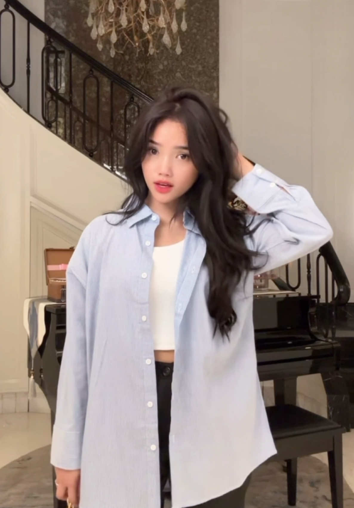 nggak nyangka baju seenak ini harganya dibawah 100k🥰 #calambyid #calastripes #baggypants @calamby.id 