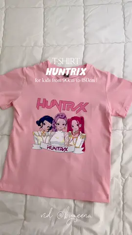 anak2 minat HUNTRIX ?! 😍 belikan dorang ni confirm happy & rajin buat kerja sekolah 🙊🤣 #huntrixtshirt #bajukpopdemonhunter #bajuhuntrix #bajubudak #tshirtbudak 