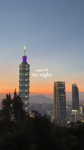 was worth waiting for the sunset at the top of elephant mountain 🥹 #taiwan #taipei #taiwantravel #scenery #travel 