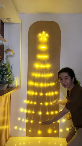 Ang ganda ng christmas string light na to parang may christmas tree na #stringlights #christmaslights #christmasdecor #homeandlifestyle 