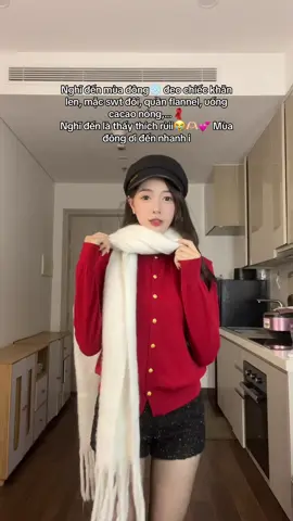 Nghĩ đến đã thấy thích òyyy #muadong #quanflannel #khanquangco #xuhuong #fyp 