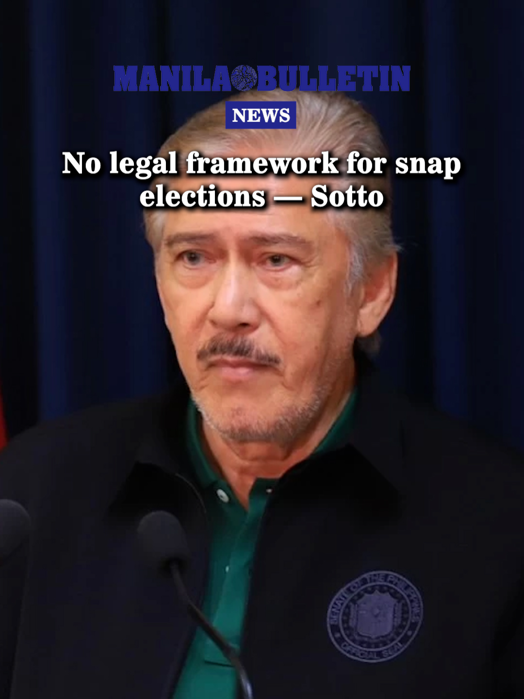 Senate President Vicente 