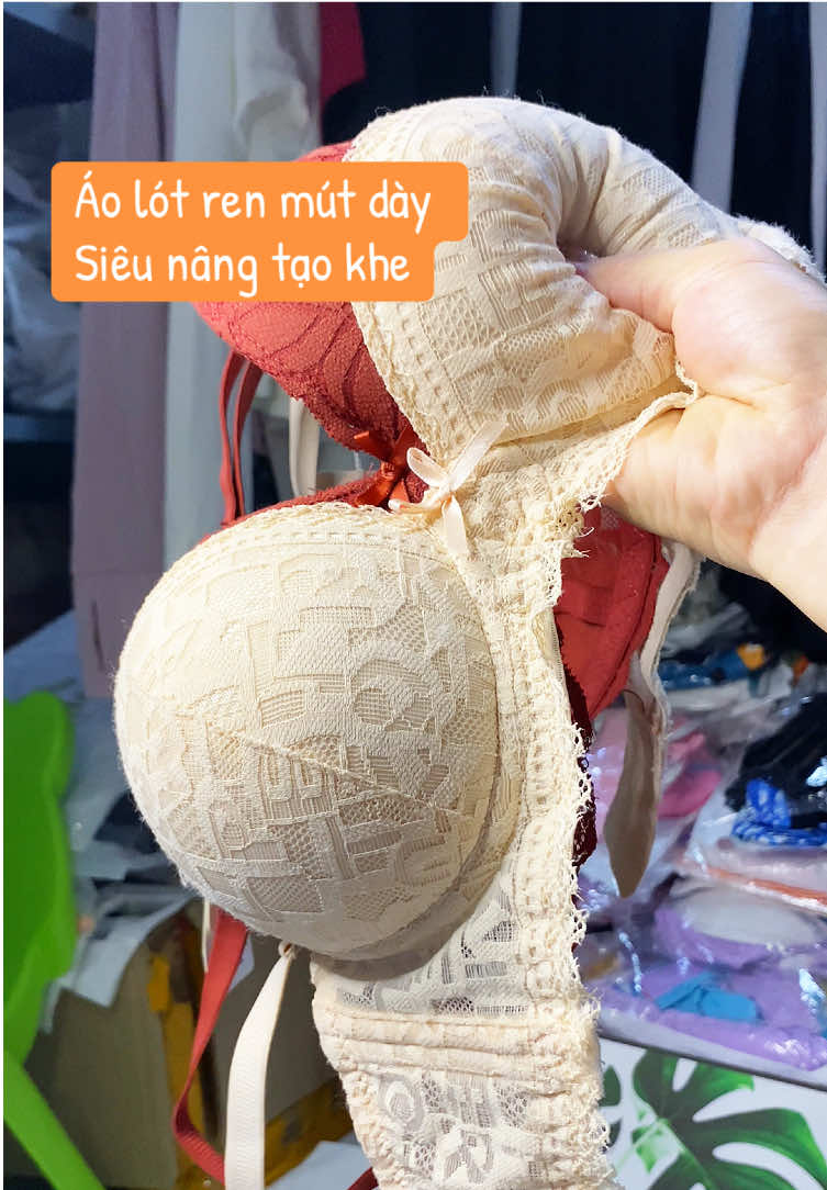 Áo ngực ren mút dày 5cm không gọng #aolotren #aonguc #noiy #dolot