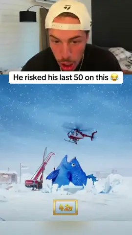 He risked his last $50 on this 😂 #fyp #streaming #streamer 