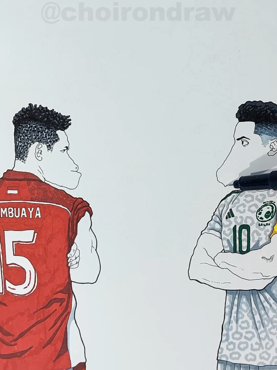 World Cup qualifiers, 🇲🇨Indonesia vs 🇸🇦Saudi Arabia + AFC, Thursday, October 9, 12:15 a.m. King Abdullah Sport City, we must win @richardo_r55 #timnasindonesia #worldcupqualifiers #timnasday 