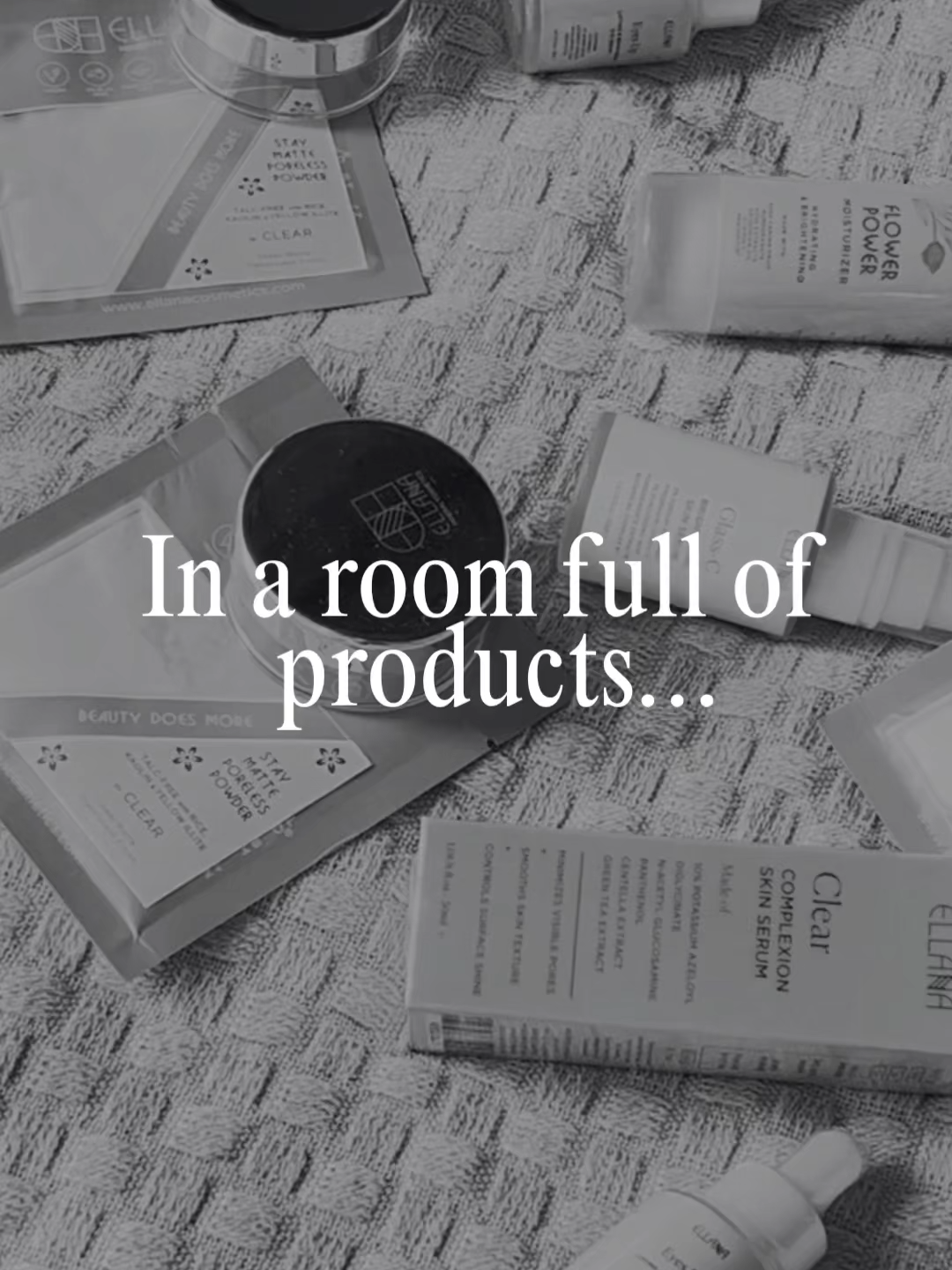 In a room full of products…. I’m only looking for the best for my skin and the planet cause, Check out your Ellana favorites this coming 10.10! ✨ #Ellanacosmetics #Ellanabeauty