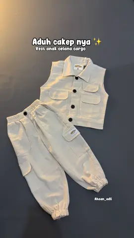 Outfit anak keren#setelan #vest #yameenakids 