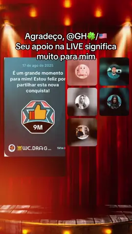 GH🍀/🇺🇸, te agradeço muito pela ajuda incrível para minha LIVE! Continuarei criando conteúdo cada vez melhor nas LIVEs!@GH🍀/🇺🇸 #tiktoklive #livehighlights #livegift #flyingjets #jatosvoadores 