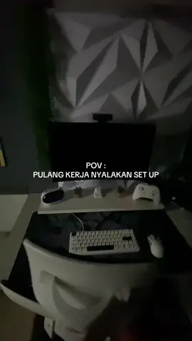 penghilang stress 😋 #setup #setuplaptopmonitor #asustuf 