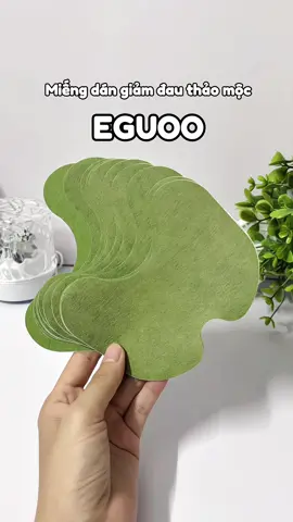 Không ngờ chỉ một miếng dán nhỏ thôi mà giảm đau nhức oke vậy luôn đó #eguoo #miengdangiamdau #dangiamdau #dangiamdauxuongkhop #review 