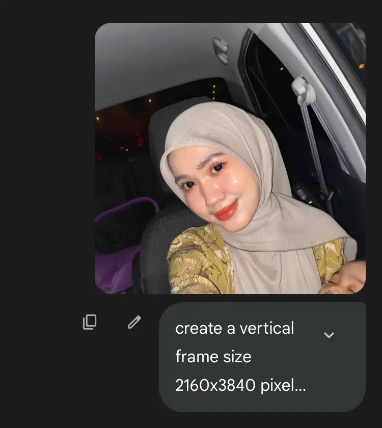 create a vertical frame size 2160x3840 pixels 4K quality divided into three equally sized horizontal images placed together The main character is based on the reference face hijabstyle and body a young figure with an expression of sadness and nostalgia deep eyes radiating loneliness The outfit is a loose winter puffer set with wide leg pants and a black scarf The overall atmosphere is covered in white snow with a cold color palette that evokes melancholy and solitude Image 1 portrait The character holds a transparent umbrella turning their head slightly back while looking directly at the frame The expression is sorrowful with soulful eyes The background is blurred with snowy whiteness Image 2 full body The character with the umbrella stands alone in a vast snowy field walking while gazing at the sky The camera angle looks downward from above as if the character is raising a hand to catch falling snowflakes In the distance a few bare leafless trees stand The scene conveys smallness and isolation against the vastness of nature Image 3 closeup A zoomed in shot of the characters eyes with a distant sorrowful gaze that evokes feelings of loneliness and yearning #prompt #fyp #ai 