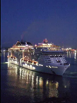 Our Summer ship MSC Cruises Virtuosa here arriving in Southampton UK  #msccruises #mscvirtuosa #cruiselife #bucketlist #cruiseship 