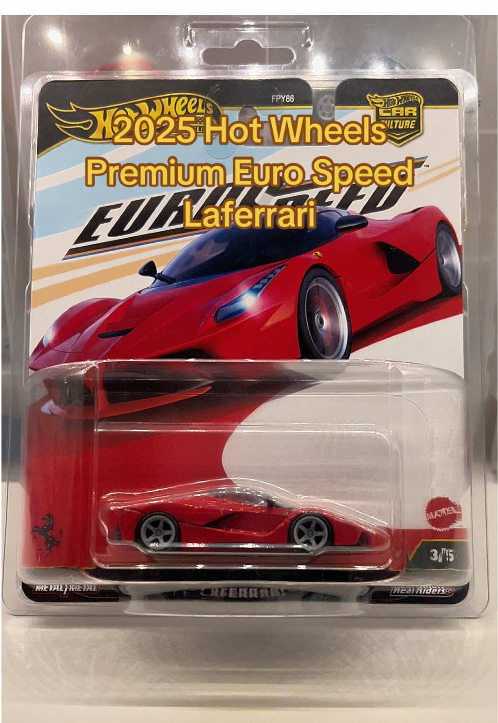 2025 Hot Wheels Premium Euro Speed Laferrari#hotwheels #hotwheelscollections #hotwheelsromania #ferrari 