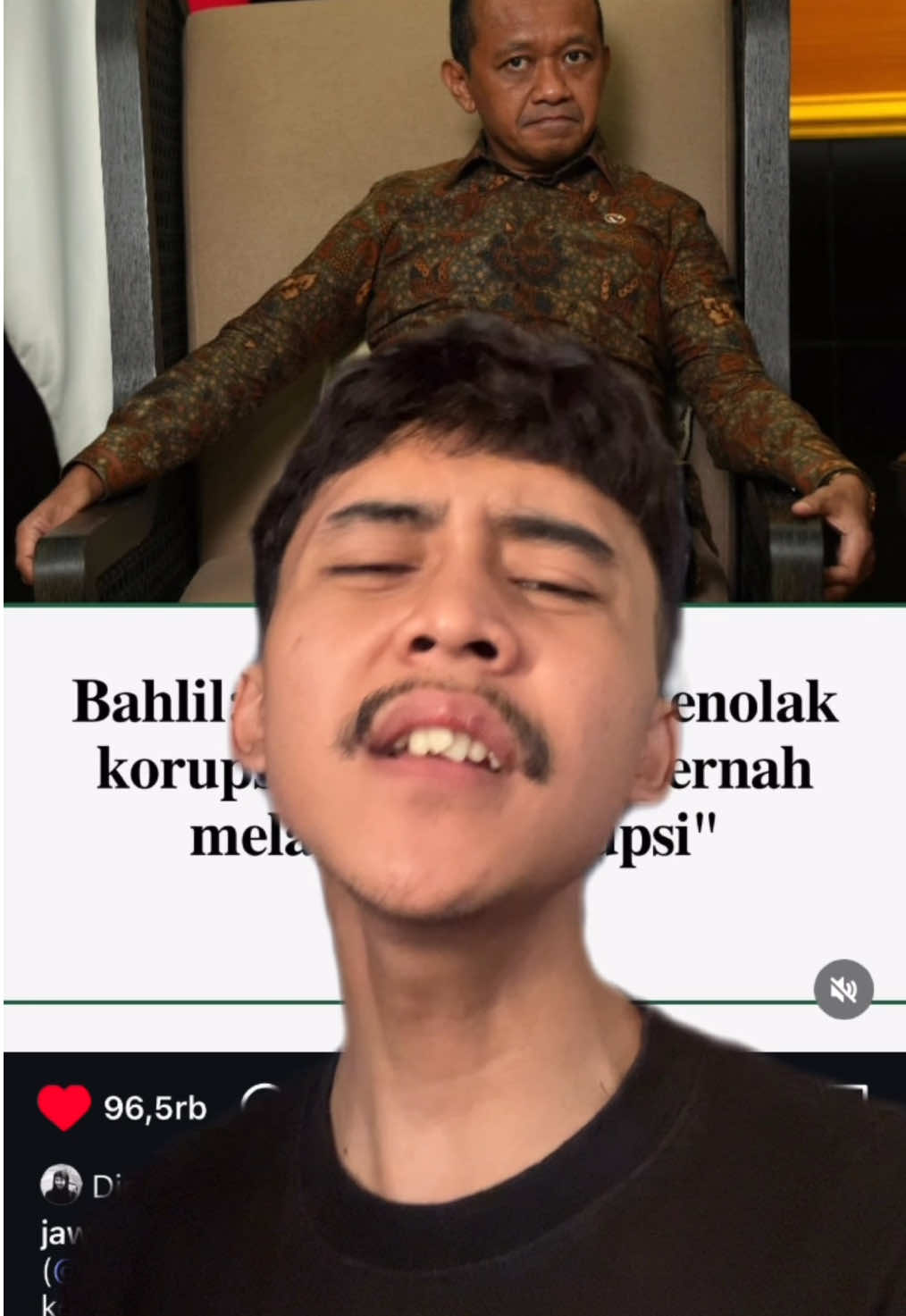 Umur segini emang lagi lucu2nya #bahlillahadalia #news #berita 